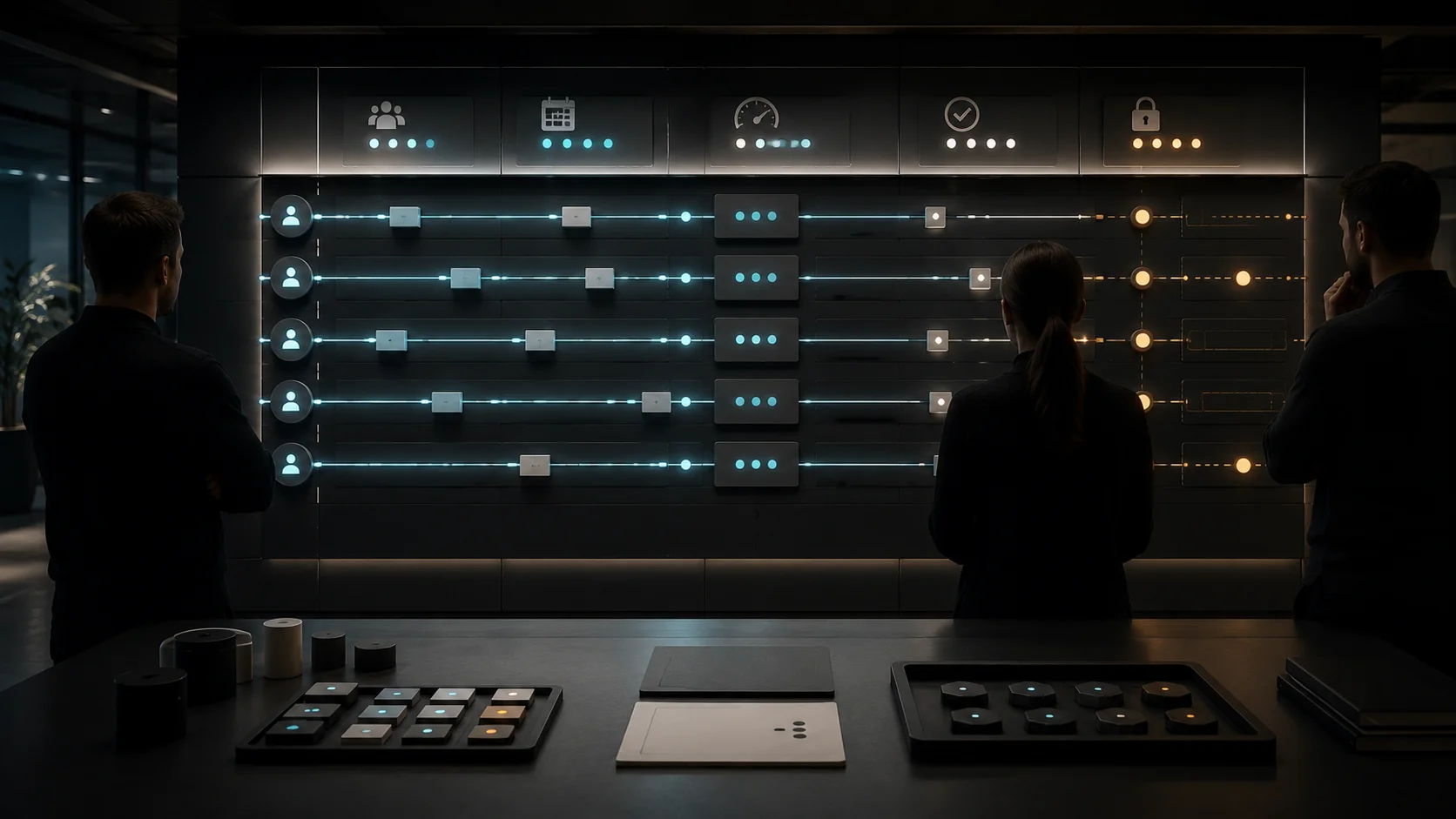 Sprint setup — lanes, rhythm and status taxonomy locked before work begins